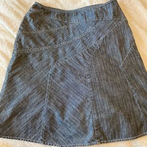 DKNY denim skirt A line